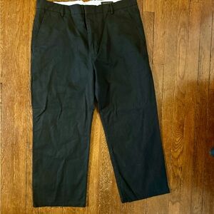Banana Republic Mens Straight Dress Chino Pants 38 x 30, Black, Excellent